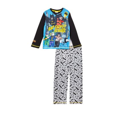 DC Comics Boys' black Lego Batman pyjama set